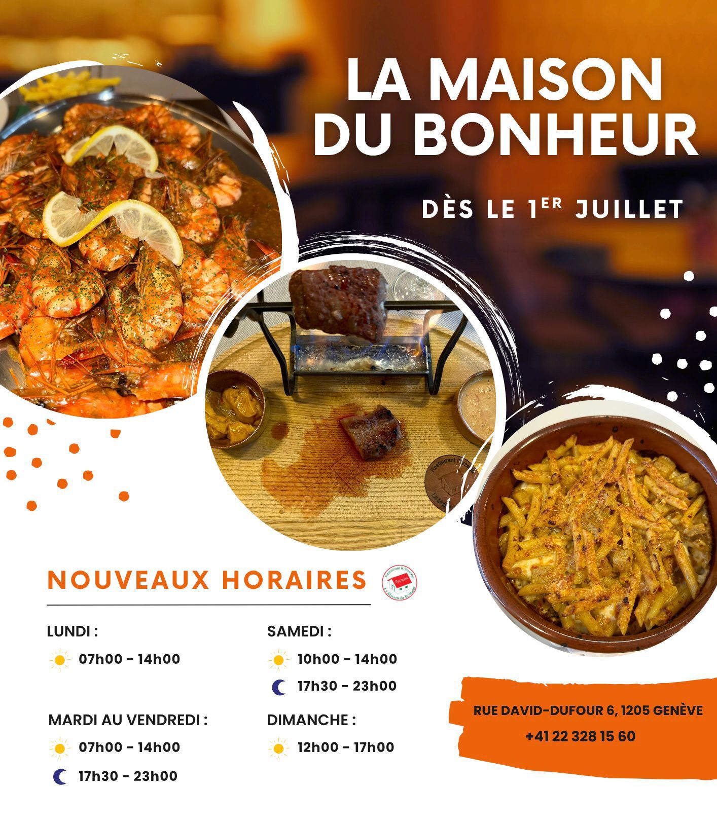 Nouveaux horaires